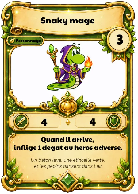 Exemple de carte personnage